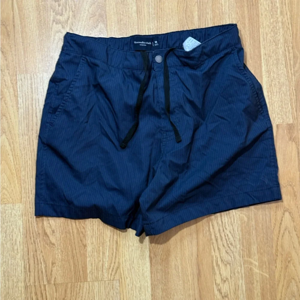 Abercrombie & Fitch Navy Athletic Shorts